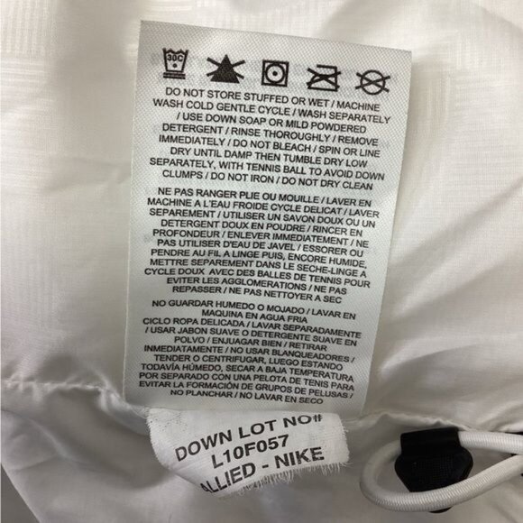 VTG Y2K Nike Athletic Department Women’s Full Zip Down Puffer Vest, sz M - Picture 8 of 9